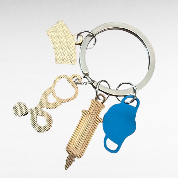 Nurse Keychain with Blue Mask - Picture 2 of 10